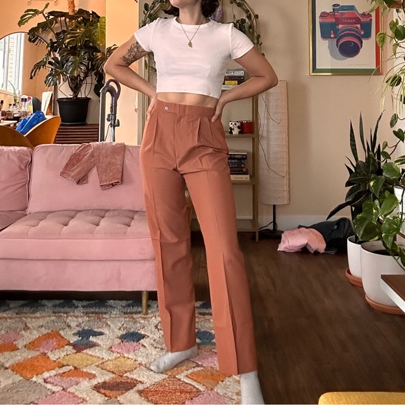 Pants - Unique vintage straight leg trousers